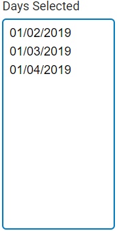 Report Multi-day Leave - Non-Exempt